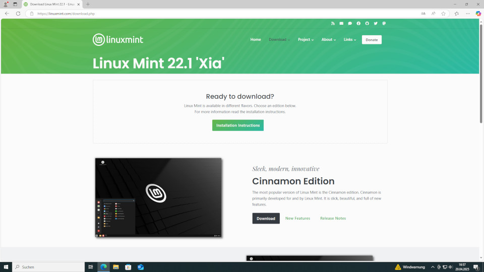 Linus Mint Download