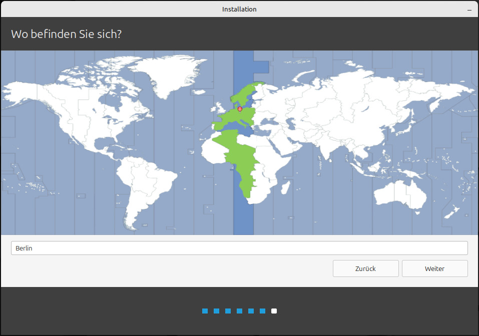 Linux Mint Zeitzone