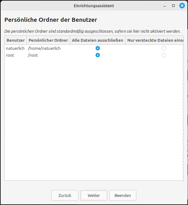 Linux Mint Systemschnappschüsse 4